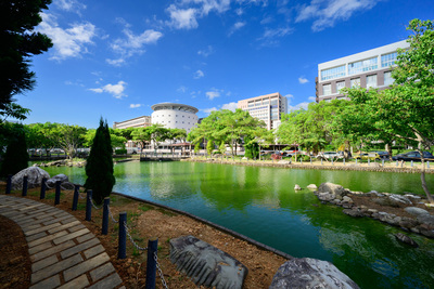 長庚大學_青蛙湖_Chang Gung University_CGU_Lake Frog_006